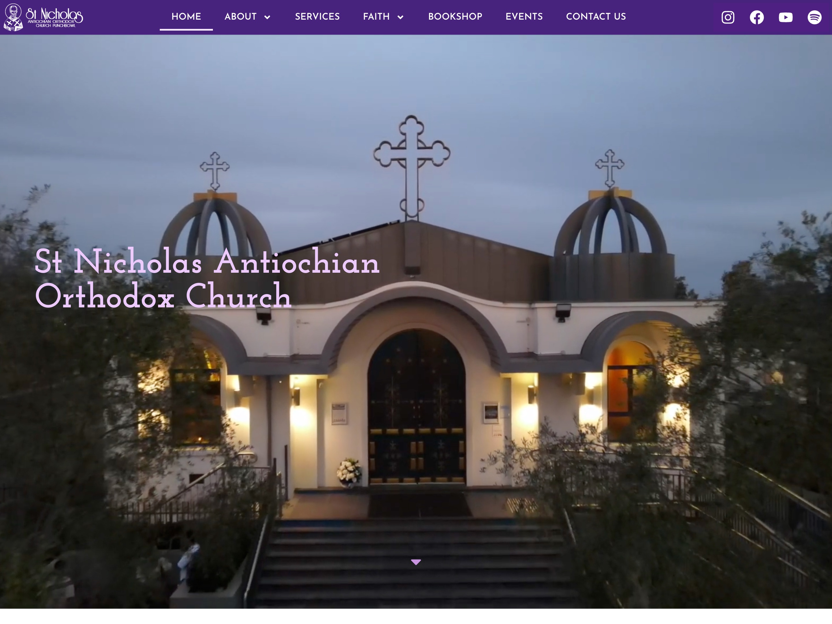 St Nicholas Church website screenshot